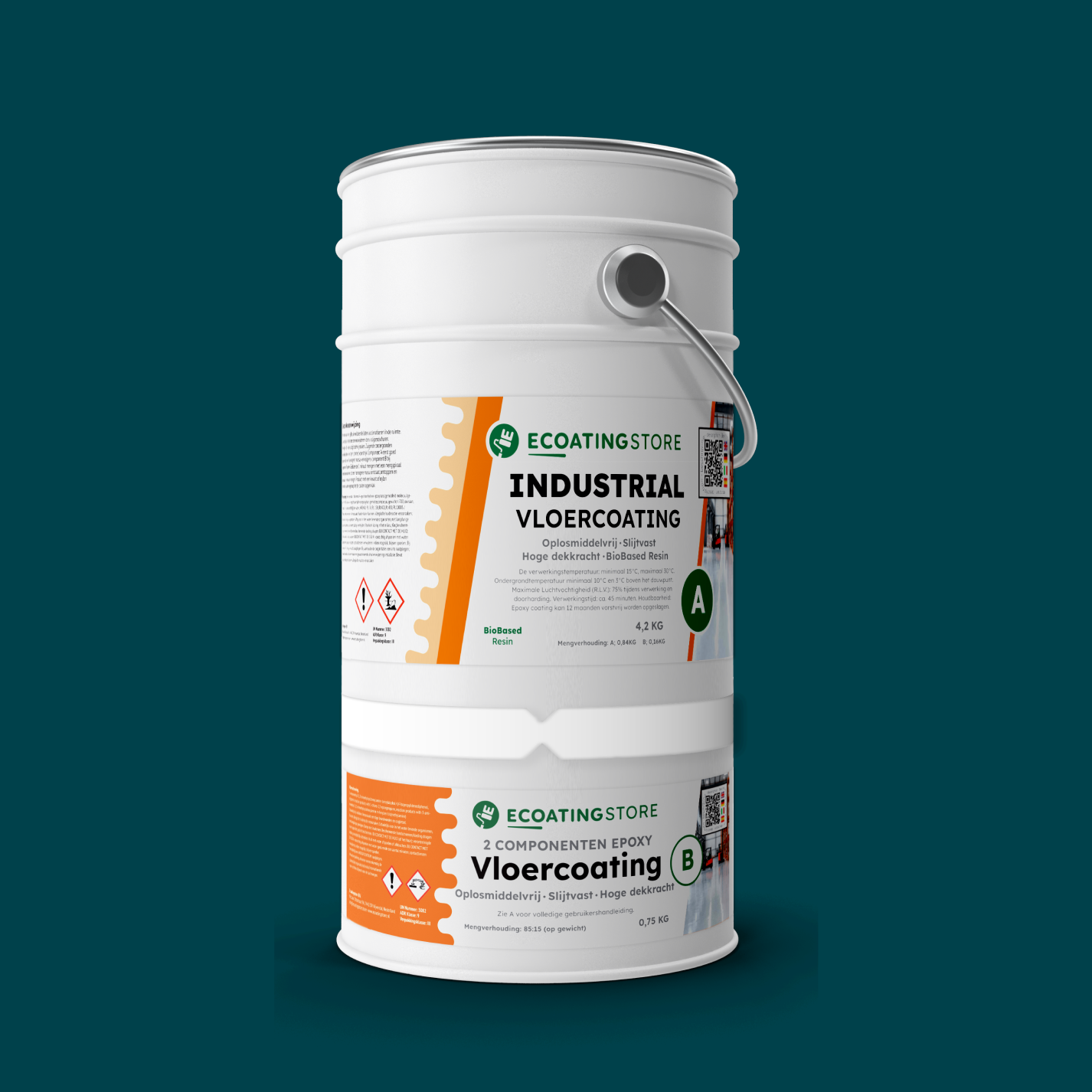 Rūpnieciskais grīdas segums - RAL 5020